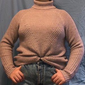 Knit turtleneck